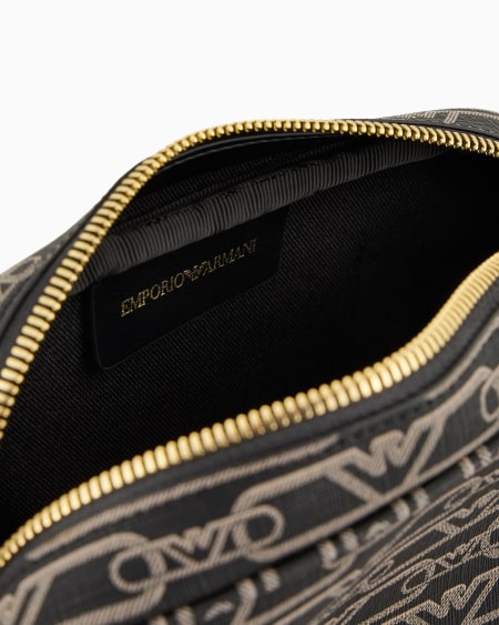 Armani Bolso Modelo Funda Para Cámara Con Bandolera Y Estampado Integral De Monograma