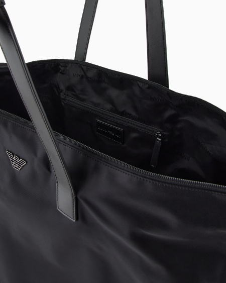 Armani Bolso Shopper Grande De Nailon Reciclado ASV