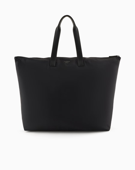 Armani Bolso shopper grande de nailon reciclado ASV
