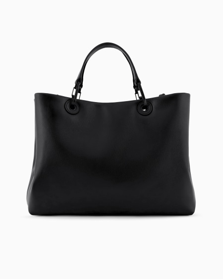 Armani Bolso Shopper MyEA De Piel Con Logotipo Trenzado