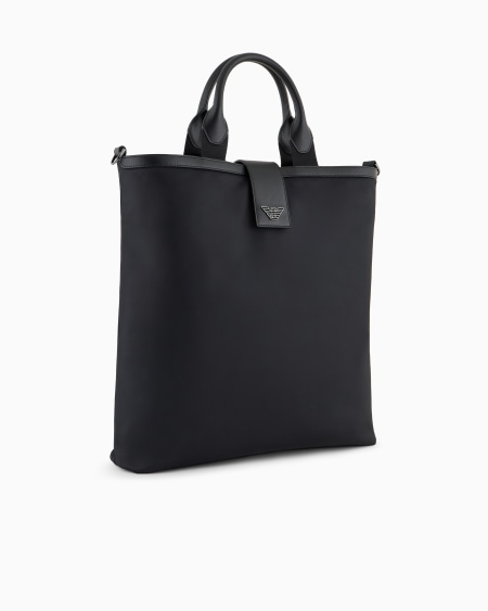Armani Bolso Shopper Plegable De Nailon Reciclado Con Bandolera ASV