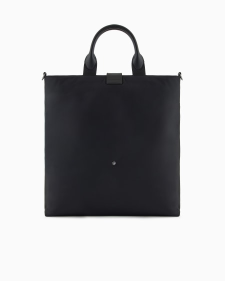 Armani Bolso Shopper Plegable De Nailon Reciclado Con Bandolera ASV