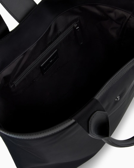 Armani Bolso Shopper Plegable De Nailon Reciclado Con Bandolera ASV