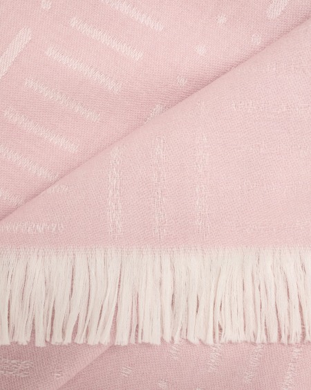 Armani Bufanda De Lana Con Motivo De Tejido Jacquard Geométrico