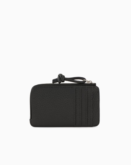 Armani Caja Regalo Con Cinturón Y Tarjetero De Piel Abatanada