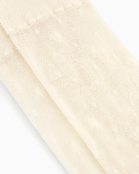 Armani Calcetines Cortos De Nailon Con Lunares Y águila Integral