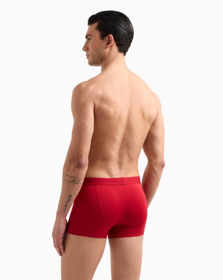 Armani Calzoncillo Bóxer De Microfibra Reciclada Con Estampado Integral ASV