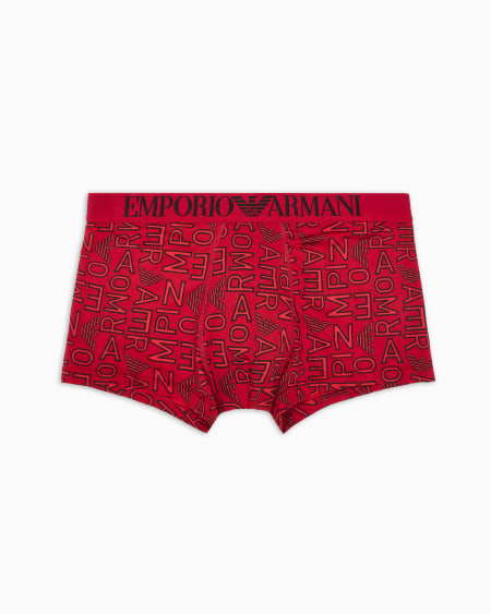 Armani Calzoncillo bóxer de microfibra reciclada con estampado integral ASV