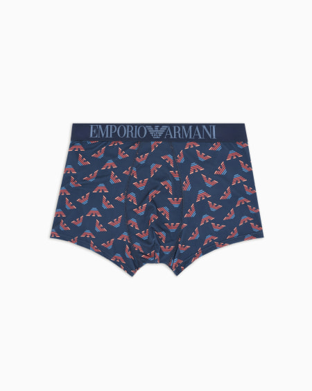 Armani Calzoncillo bóxer de microfibra reciclada con estampado integral ASV