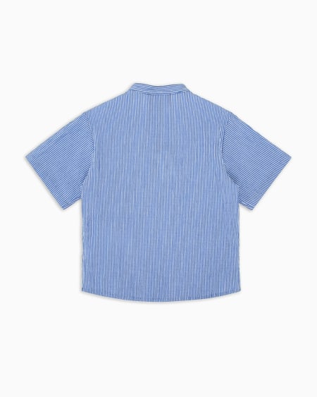 Armani Camisa Con Cuello De Tira Y Logotipo Bordado