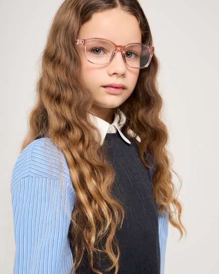 Armani Camisa Con Motivo A Rayas Y Bordes En Contraste