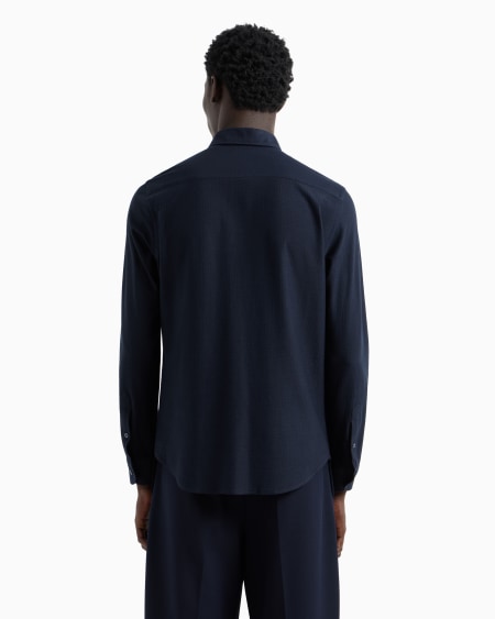 Armani Camisa De Punto Superfino De Mezcla De Lyocell ASV