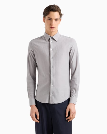 Armani Camisa De Punto Superfino De Mezcla De Lyocell ASV