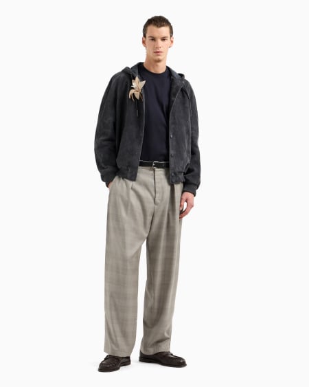 Armani Camiseta Ancha De Punto Con Bordado De Rayas Efecto Degradado