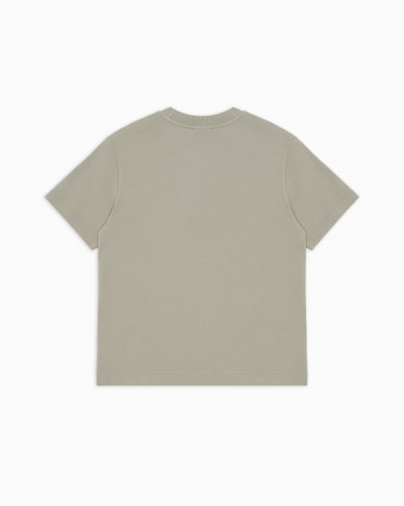 Armani Camiseta Ancha De Punto Con Maxiáguila En Relieve