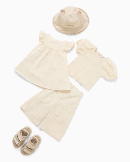 Armani Camiseta Con Mangas Abullonadas Efecto Sangallo