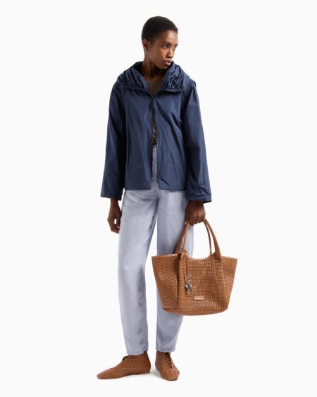 Armani Camiseta Con Mangas Fruncidas De Punto Elástico