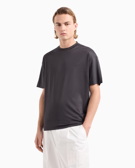 Armani Camiseta De Corte Holgado De Punto De Mezcla De Lyocell ASV