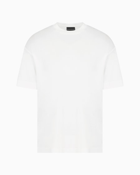 Armani Camiseta de corte holgado de punto de mezcla de lyocell ASV