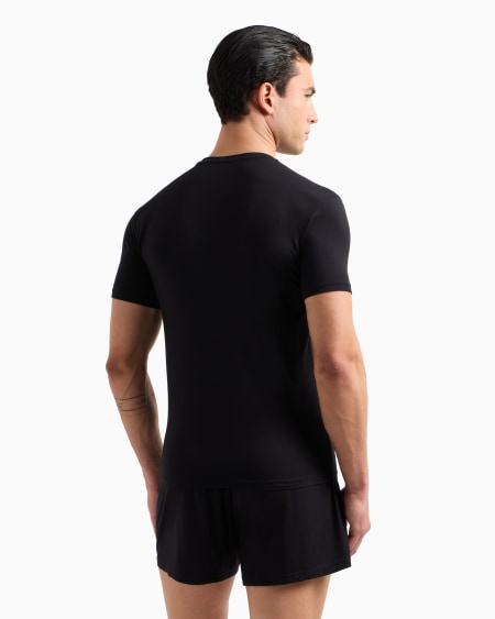 Armani Camiseta De Estar Por Casa De Corte Ceñido De Modal Suave