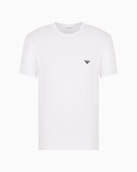 Armani Camiseta de estar por casa de corte ceñido de modal suave