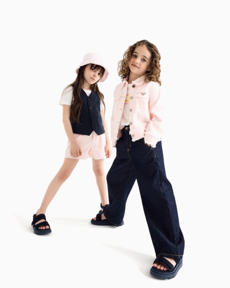 Armani Camiseta De Punto Con Bordado De águila Y Detalles