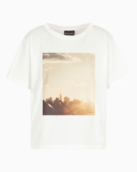 Armani Camiseta de punto con estampado Dawn to Dusk