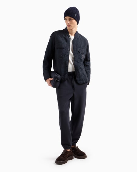 Armani Camiseta De Punto Con Estampado De Logotipo Engomado