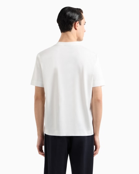 Armani Camiseta De Punto Con Logotipo De águila En Relieve