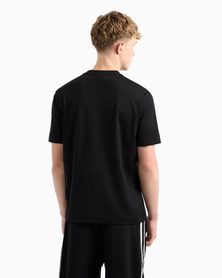 Armani Camiseta De Punto Con Logotipo De águila En Relieve