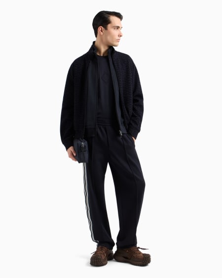 Armani Camiseta De Punto Con Logotipo De águila En Relieve