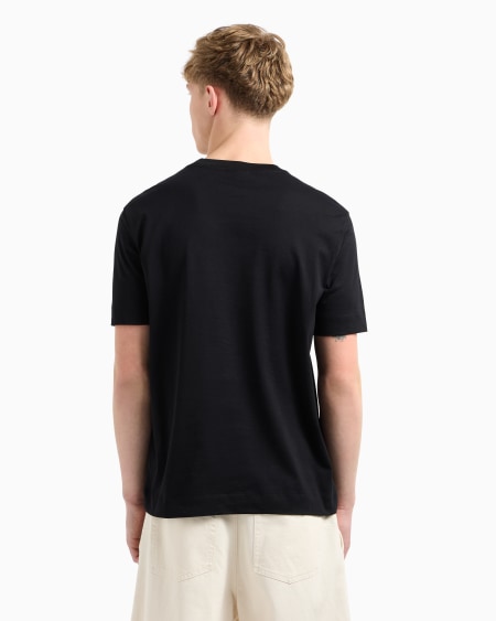 Armani Camiseta De Punto Con Logotipo De Goma A Tono