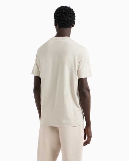 Armani Camiseta De Punto Con Logotipo De Goma A Tono