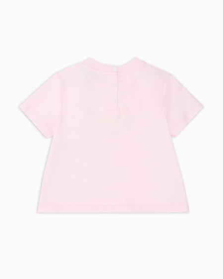 Armani Camiseta De Punto Con Logotipo EA En Versión Dibujo Animado