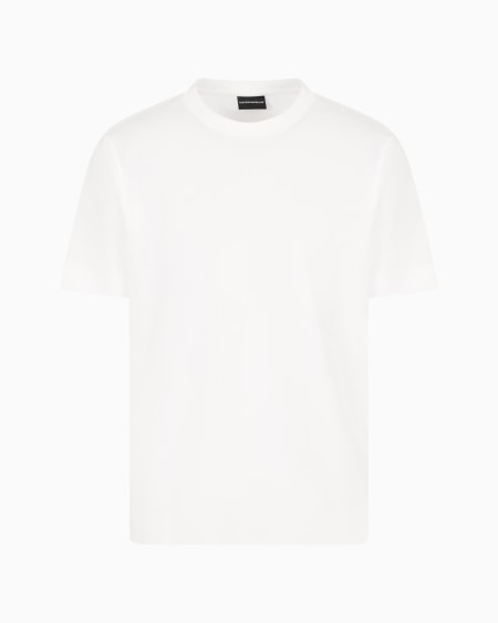 Armani Camiseta de punto con logotipo en tejido jacquard
