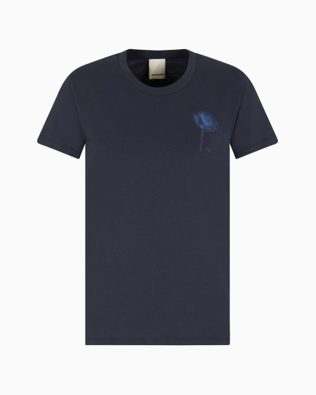 Armani Camiseta de punto con maxiestampado cápsula Peace ASV