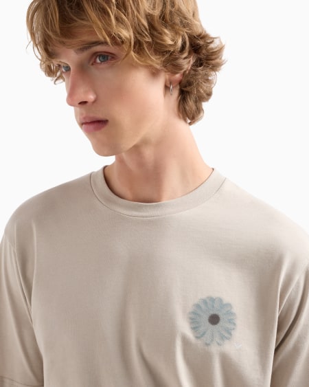 Armani Camiseta De Punto Con Maxiestampado Cápsula Peace ASV
