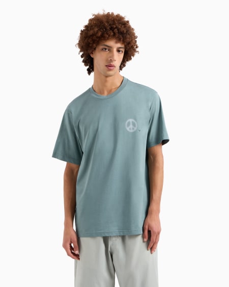 Armani Camiseta De Punto Con Maxiestampado Cápsula Peace ASV