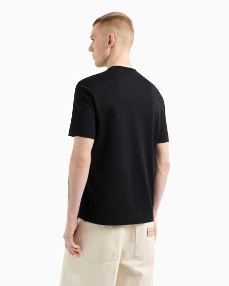 Armani Camiseta De Punto Con Parche Bordado Con Logotipo