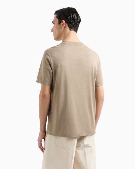 Armani Camiseta De Punto Con Parche Bordado Con Logotipo