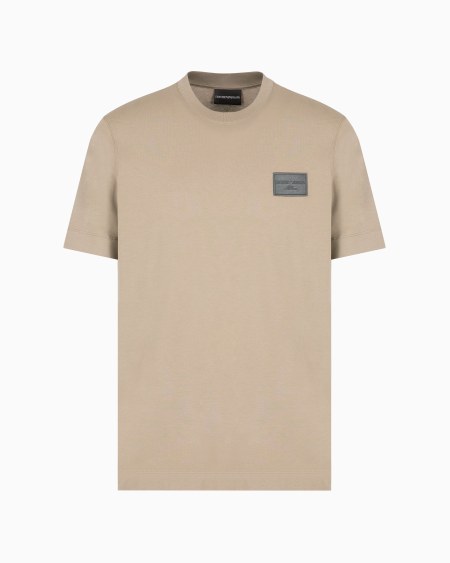 Armani Camiseta de punto con parche bordado con logotipo