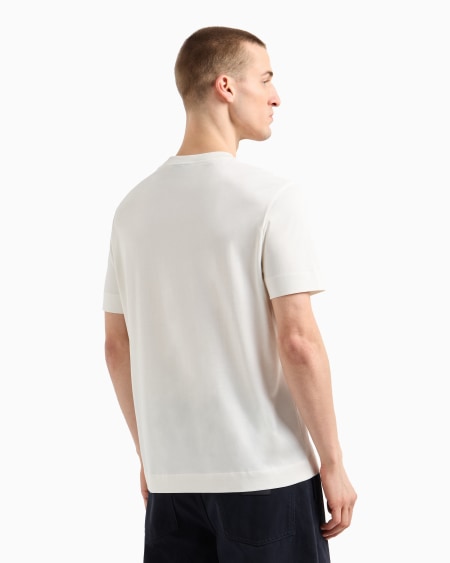 Armani Camiseta De Punto Con Parche Bordado Con Logotipo