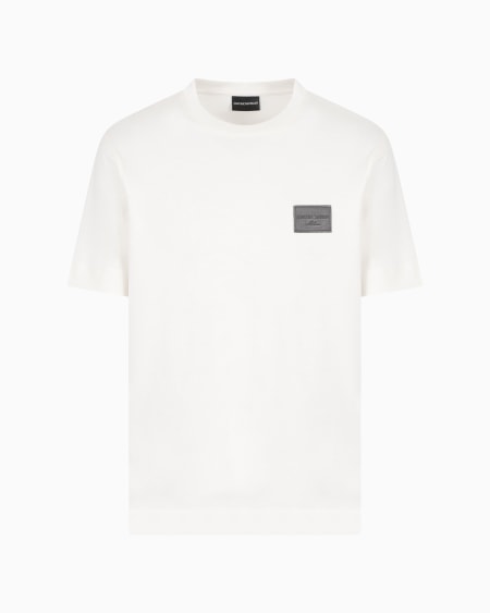 Armani Camiseta de punto con parche bordado con logotipo