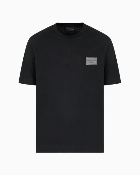 Armani Camiseta de punto con parche bordado con logotipo