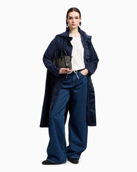 Armani Camiseta De Punto De Algodón Supima Con Bolsillo De Parche Con Logotipo