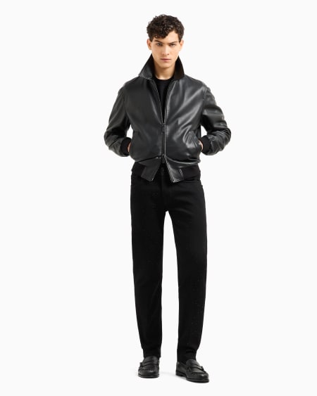 Armani Camiseta De Punto De Mezcla De Lyocell Con Aplicación Integral De Strass Clubwear ASV