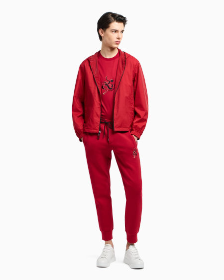 Armani Camiseta De Punto De Mezcla De Lyocell Con Bordado ASV