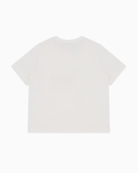 Armani Camiseta De Punto De Mezcla De Lyocell Con Estampado De Serpiente ASV