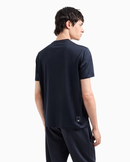 Armani Camiseta De Punto De Mezcla De Lyocell Travel Essential