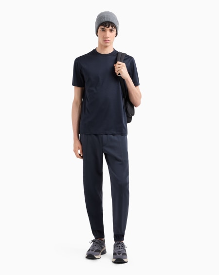 Armani Camiseta De Punto De Mezcla De Lyocell Travel Essential
